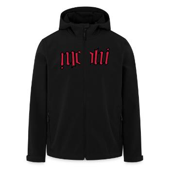 maohi - Veste softshell homme en polyester recyclé Stanley/Stella - noir - Devant - AI Model Male 185 light (185cm)