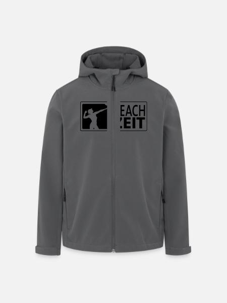Beachvolleyball Angreiferin - Recycelte Männer Softshell-Jacke von Stanley/Stella - Schwarz
