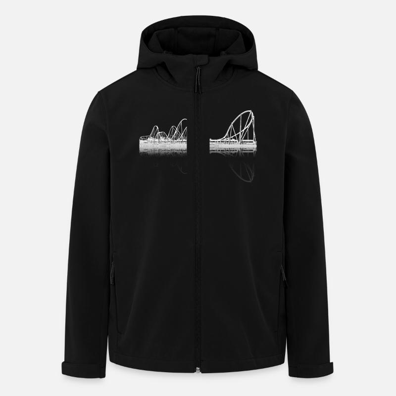 silverstar_weiss - Recycelte Männer Softshell-Jacke von Stanley/Stella - Schwarz