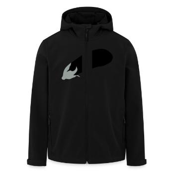 aubergine - Veste softshell homme en polyester recyclé Stanley/Stella - noir - Devant - AI Model Male 185 light (185cm)