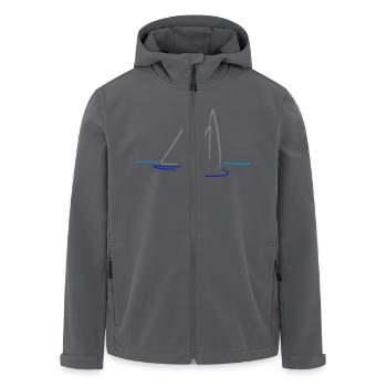 bateau - Veste softshell homme en polyester recyclé Stanley/Stella - noir - Devant - AI Model Male 185 light (185cm)
