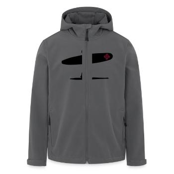 Surfeuse Croix Basque - Veste softshell homme en polyester recyclé Stanley/Stella - noir - Devant - AI Model Male 185 light (185cm)