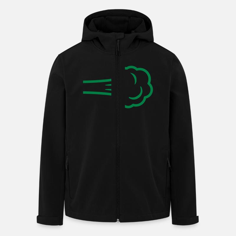 Fart - Recycelte Männer Softshell-Jacke Discoverer von Stanley/Stella - Schwarz