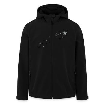Sterne hübsches Shirt - Recycelte Männer Softshell-Jacke von Stanley/Stella - Schwarz - Vorne - AI Model Male 185 light (185cm)