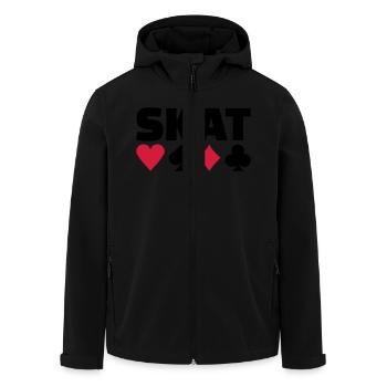 Skat - Veste softshell homme en polyester recyclé Stanley/Stella - noir - Devant - AI Model Male 185 light (185cm)