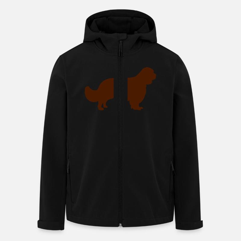 Cavalier King Charles Spaniel - Men’s Recycled Softshell Jacket by Stanley/Stella - black