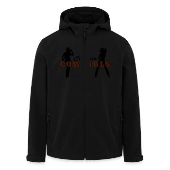 classic_cowgirls - Recycelte Männer Softshell-Jacke von Stanley/Stella - Schwarz - Vorne - AI Model Male 185 light (185cm)