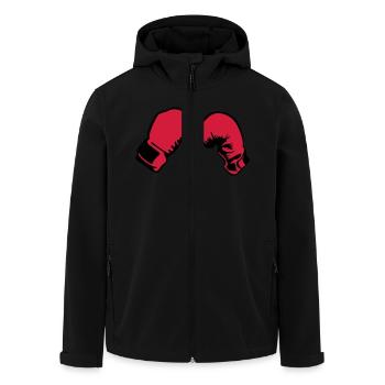 gant boxe boxeur 2503 - Veste softshell homme en polyester recyclé Stanley/Stella - noir - Devant - AI Model Male 185 light (185cm)