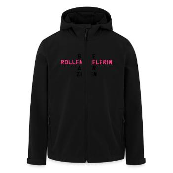 Rollenspieler Rollenspiel Spiel MMORPG Gaming Geek - Recycelte Männer Softshell-Jacke von Stanley/Stella - Schwarz - Vorne - AI Model Male 185 light (185cm)