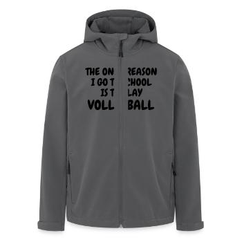Volleyball - Volley Ball - Volley-Ball - Sport - Veste softshell homme en polyester recyclé Stanley/Stella - noir - Devant - AI Model Male 185 light (185cm)