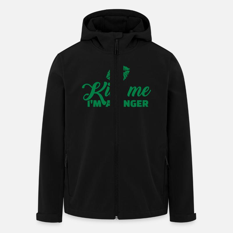 Kiss me ginger - Recycelte Männer Softshell-Jacke von Stanley/Stella - Schwarz