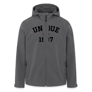 uni1997 - Veste softshell homme en polyester recyclé Stanley/Stella - noir - Devant - AI Model Male 185 light (185cm)