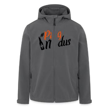 prag modus beer - Recycelte Männer Softshell-Jacke von Stanley/Stella - Schwarz - Vorne - AI Model Male 185 light (185cm)