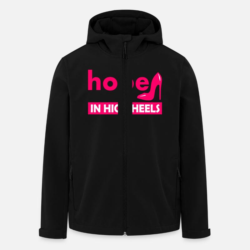 hope in high heels - Recycelte Männer Softshell-Jacke von Stanley/Stella - Schwarz