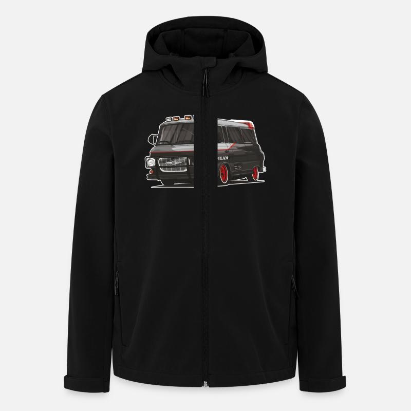Barkas B1000 // Illustration - Veste softshell homme en polyester recyclé Stanley/Stella - noir