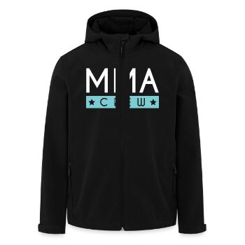 Mma Crew - Recycelte Männer Softshell-Jacke von Stanley/Stella - Schwarz - Vorne - AI Model Male 185 light (185cm)