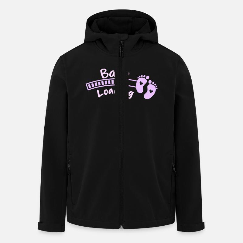 Baby Loading - Recycelte Männer Softshell-Jacke von Stanley/Stella - Schwarz