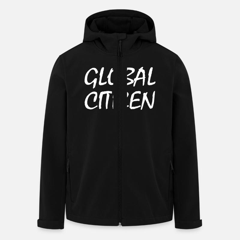 global citizen - Veste softshell homme en polyester recyclé Stanley/Stella - noir