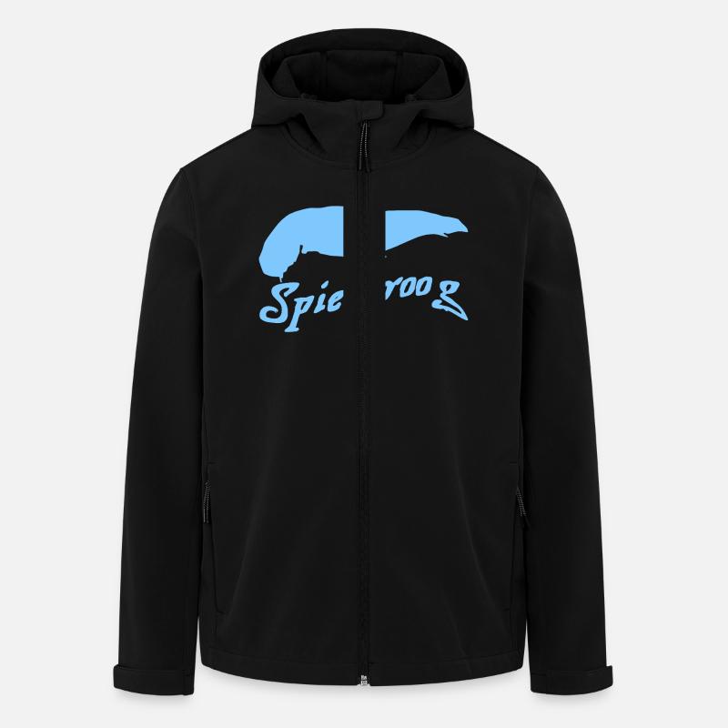 Spiekeroog Tattoo - Recycelte Männer Softshell-Jacke von Stanley/Stella - Schwarz