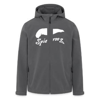 Spiekeroog Tattoo - Men’s Recycled Softshell Jacket by Stanley/Stella - black - Front - AI Model Male 185 light (185cm)