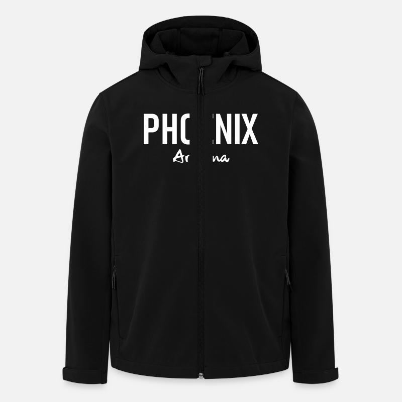 Phoenix - Arizona - États-Unis - États-Unis d’Amérique - Veste softshell homme en polyester recyclé Stanley/Stella - noir