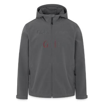 Gib dem Alter einen GIN - Recycelte Männer Softshell-Jacke von Stanley/Stella - Schwarz - Vorne - AI Model Male 185 light (185cm)