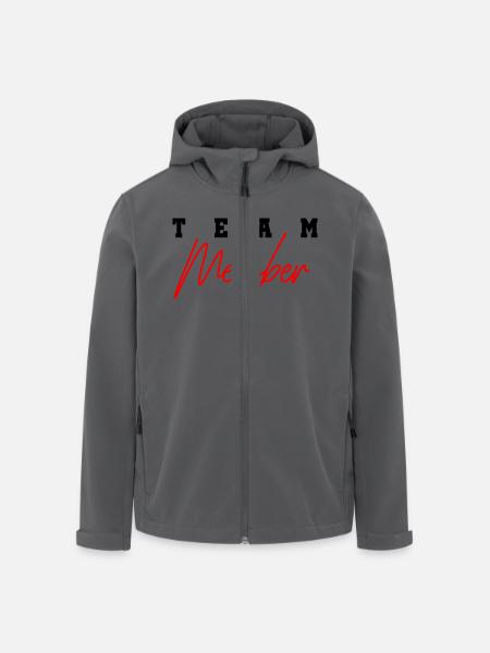 Team Member 01 - Men’s Recycled Softshell Jacket by Stanley/Stella - black