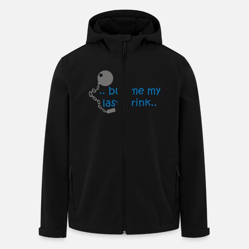 Kaufe mir meine letzten Drink .. - Recycelte Männer Softshell-Jacke von Stanley/Stella - Schwarz