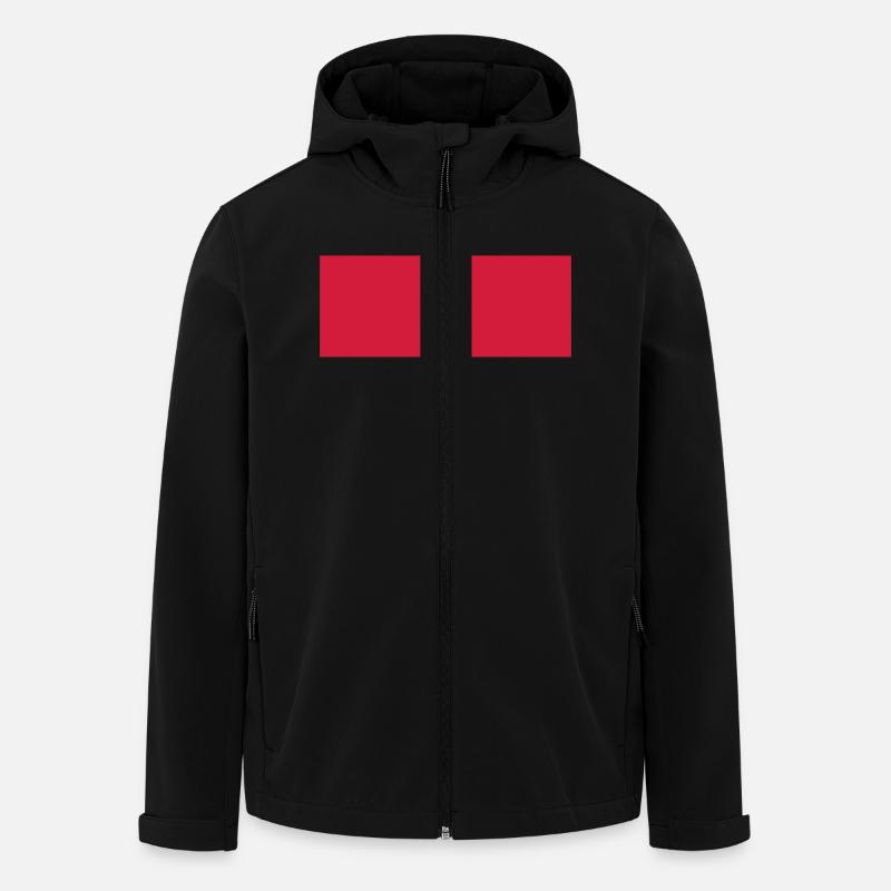 formen5 - Recycelte Männer Softshell-Jacke von Stanley/Stella - Schwarz