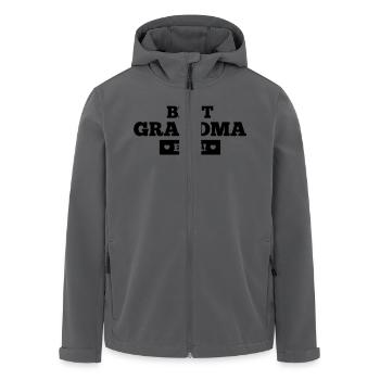Best grandma ever - Veste softshell homme en polyester recyclé Stanley/Stella - noir - Devant - AI Model Male 185 light (185cm)