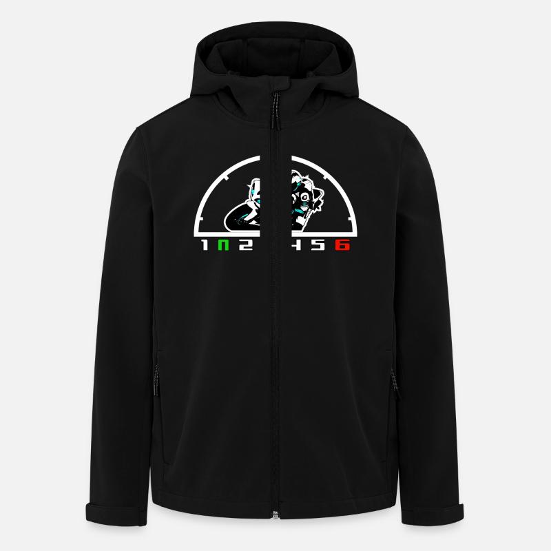 Yamaha R1 - Men’s Recycled Softshell Jacket by Stanley/Stella - black