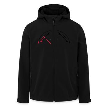 EMPTY Ganja - Recycelte Männer Softshell-Jacke von Stanley/Stella - Schwarz - Vorne - AI Model Male 185 light (185cm)