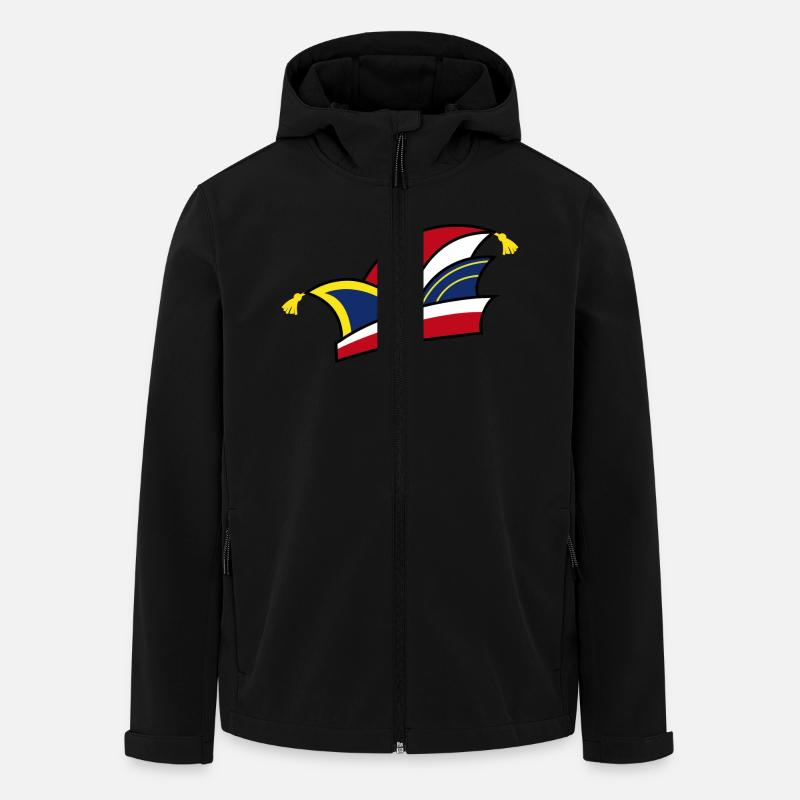 Karneval Prunkmütze - Recycelte Männer Softshell-Jacke von Stanley/Stella - Schwarz