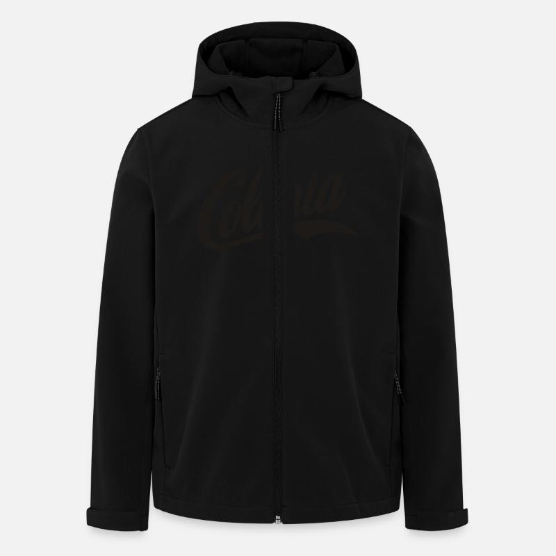 colonia - Recycelte Männer Softshell-Jacke von Stanley/Stella - Schwarz