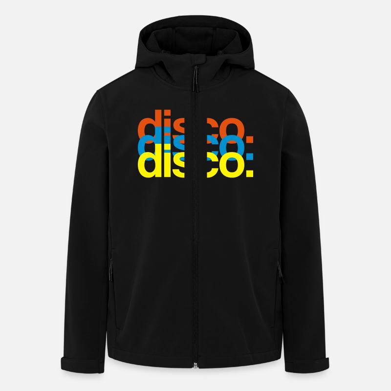 Disco - Party - Fun - Recycelte Männer Softshell-Jacke von Stanley/Stella - Schwarz