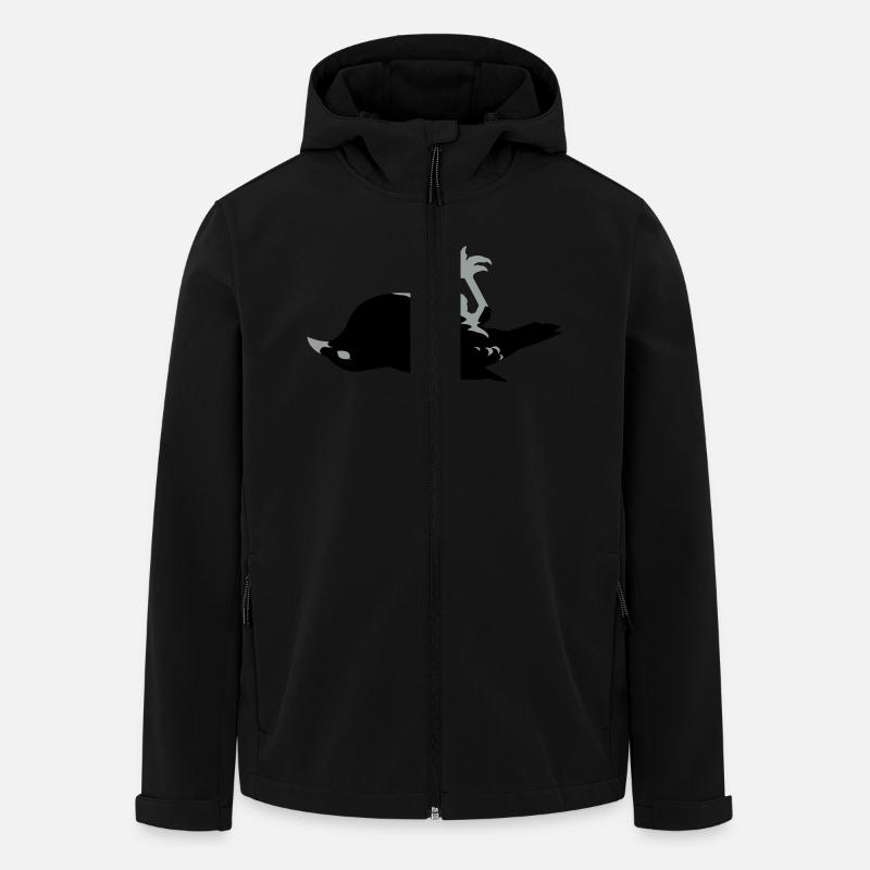 dead raven craven crow - Men’s Recycled Softshell Jacket by Stanley/Stella - black