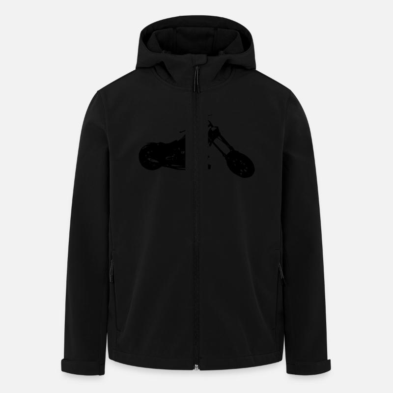 chopper - Recycelte Männer Softshell-Jacke von Stanley/Stella - Schwarz