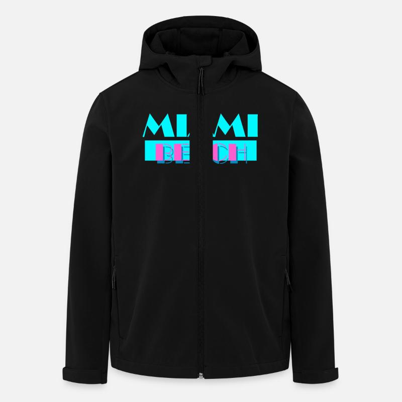 Miami Beach - Men’s Recycled Softshell Jacket by Stanley/Stella - black