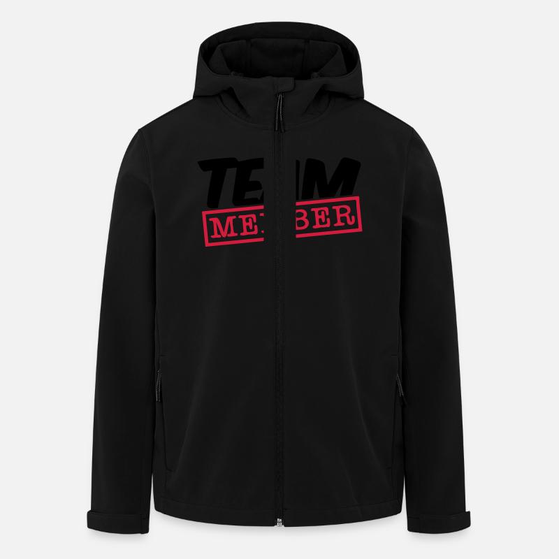 team_member_desn_ts2 - Veste softshell homme en polyester recyclé Stanley/Stella - noir