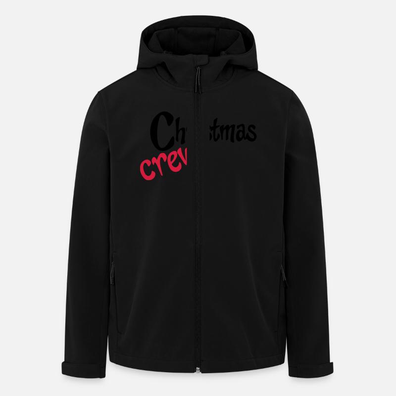 christmas - Men’s Recycled Softshell Jacket by Stanley/Stella - black