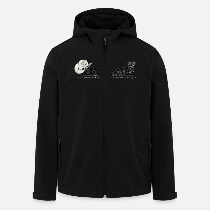 linedance - Recycelte Männer Softshell-Jacke Discoverer von Stanley/Stella - Schwarz