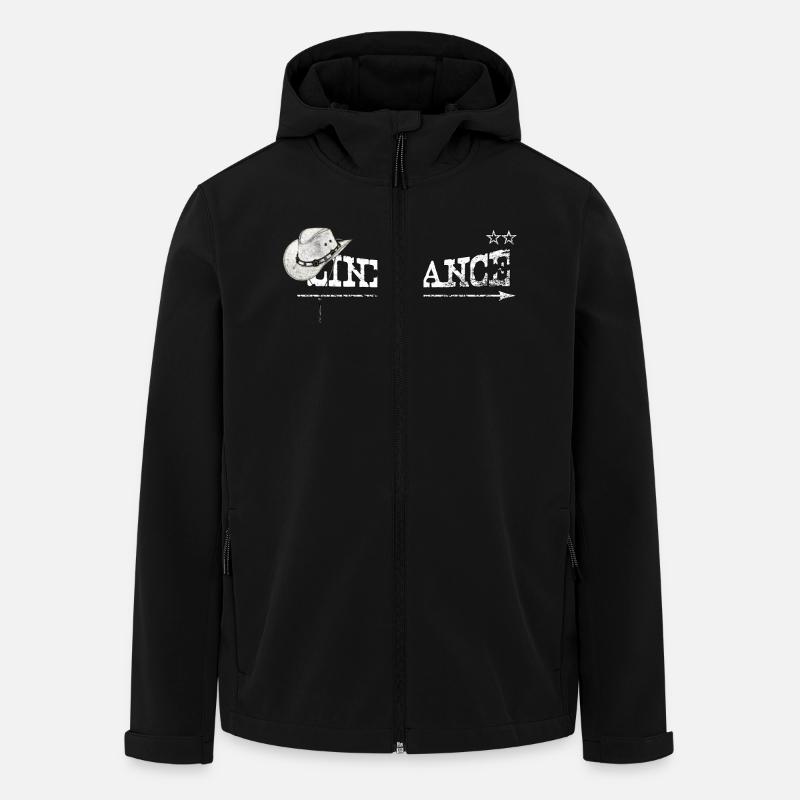 linedance - Recycelte Männer Softshell-Jacke von Stanley/Stella - Schwarz