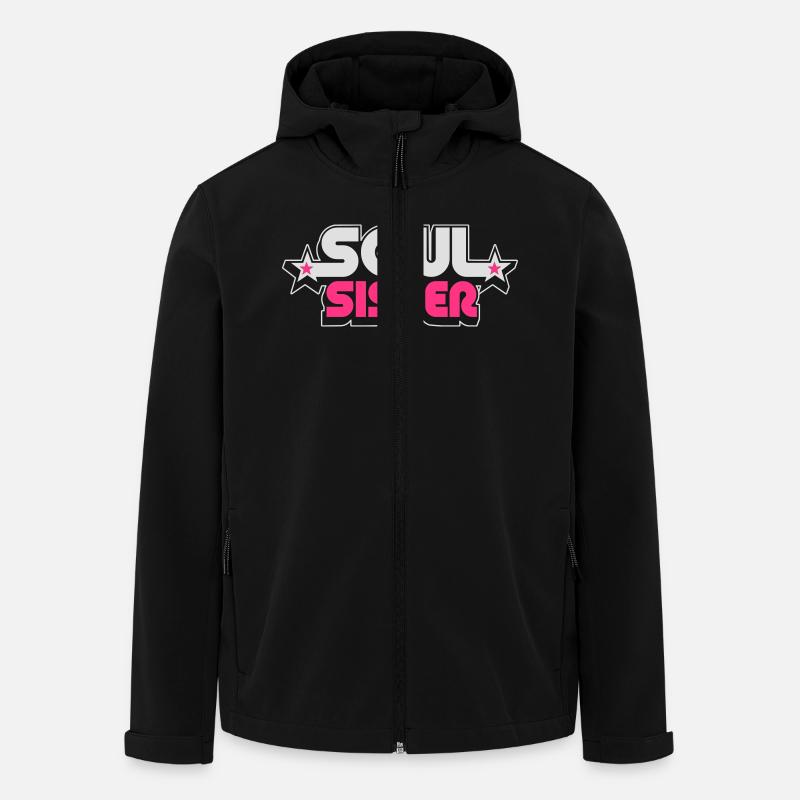 soul sister - Recycelte Männer Softshell-Jacke von Stanley/Stella - Schwarz