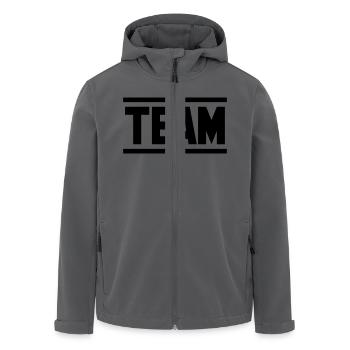 team - Veste softshell homme en polyester recyclé Stanley/Stella - noir - Devant - AI Model Male 185 light (185cm)