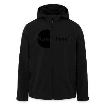 rauschkugel - Recycelte Männer Softshell-Jacke von Stanley/Stella - Schwarz - Vorne - AI Model Male 185 light (185cm)
