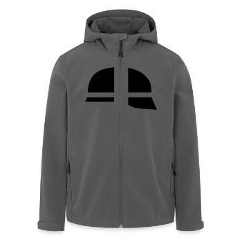 firefighter helmet - Men’s Recycled Softshell Jacket by Stanley/Stella - black - Front - AI Model Male 185 light (185cm)