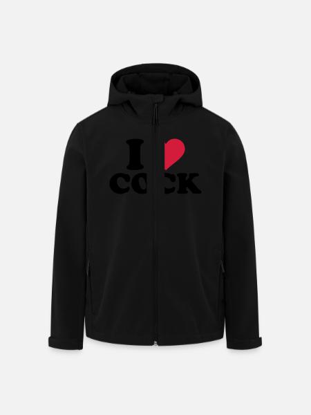 Penis - Recycelte Männer Softshell-Jacke von Stanley/Stella - Schwarz
