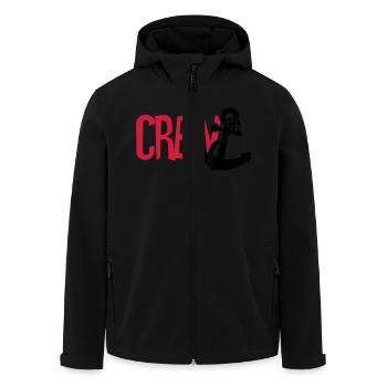 Crew Anker Matrose - Recycelte Männer Softshell-Jacke von Stanley/Stella - Schwarz - Vorne - AI Model Male 185 light (185cm)