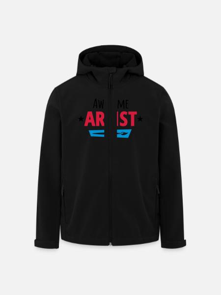 Artiste - Veste softshell homme en polyester recyclé Stanley/Stella - noir