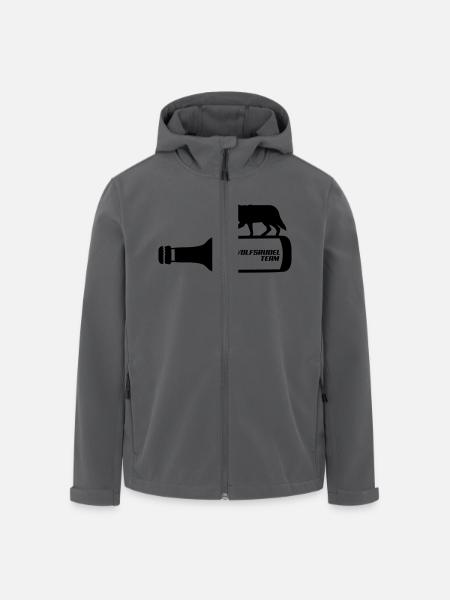 wolfsrudel_team - Recycelte Männer Softshell-Jacke von Stanley/Stella - Schwarz